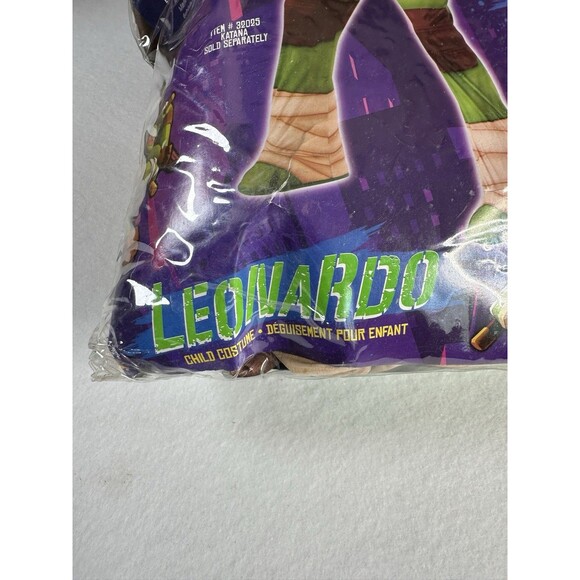 Teenage Mutant Ninja Turtles Childs Halloween‎ costume L(8-10) Leonardo - Picture 2 of 6